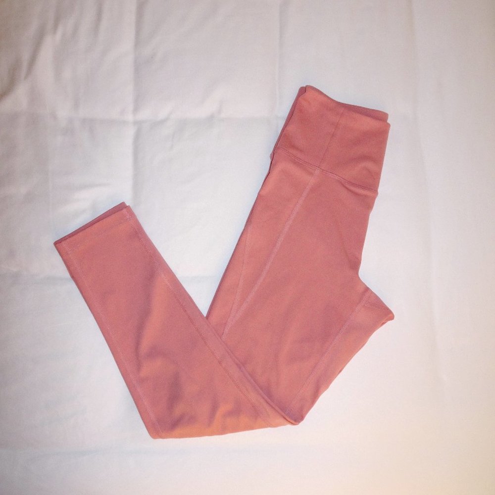 girlfriend collective pink leggings high waisted athletic